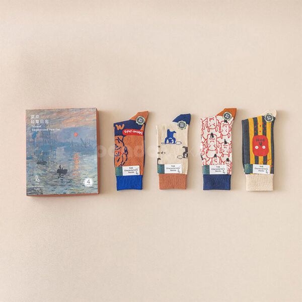 Monet Artwork Rigid Paperboard Box with Lift-Off Lid