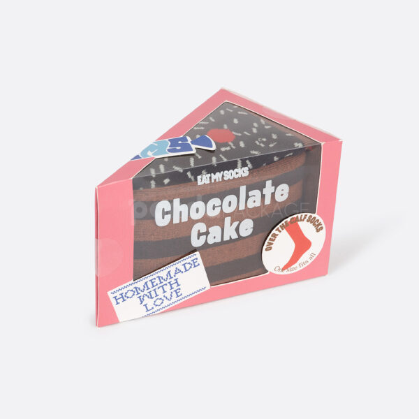 Triangle Paperboard Gift Box with Window Design