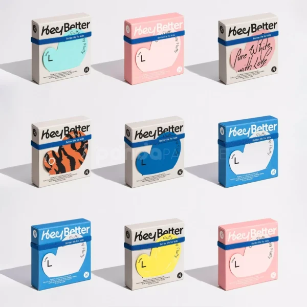 Vibrant Paperboard Box with Custom Color Options