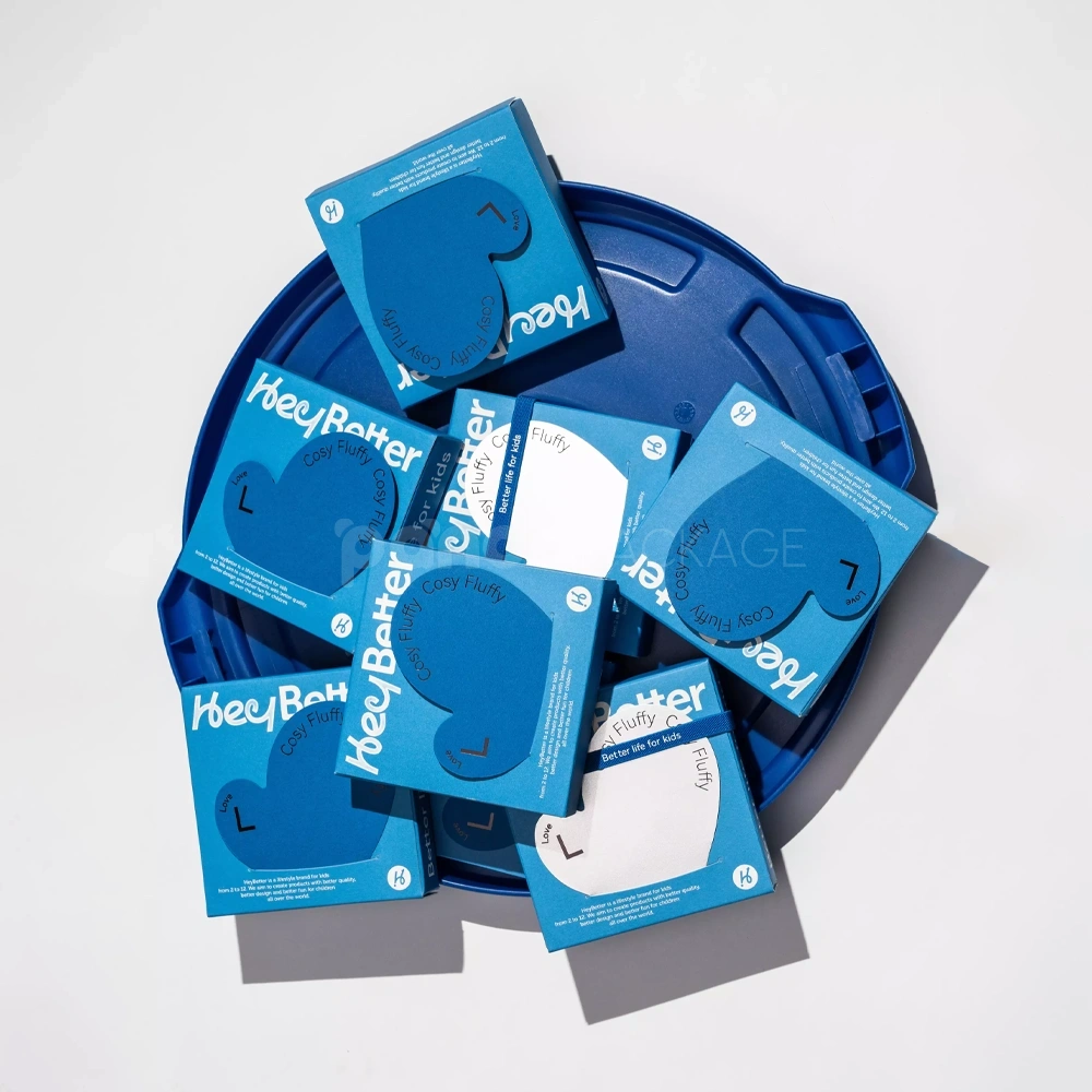 colorful paperboard packaging box with custom printing