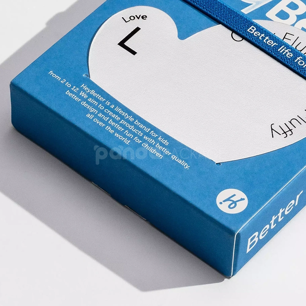 colorful paperboard packaging box with custom printing