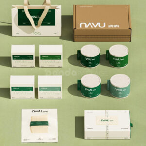 luxury paperboard rigid drawer box with paper sleeve wrap
