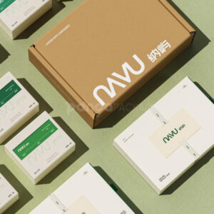 luxury paperboard rigid drawer box with paper sleeve wrap