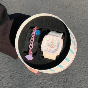 round rigid paper tube box with lid and handle for packaging display