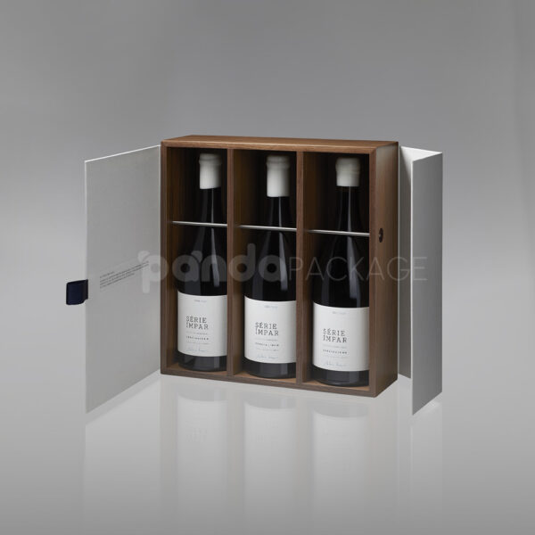 Luxury Minimalist White Gift Box for Premium Liquor Packaging