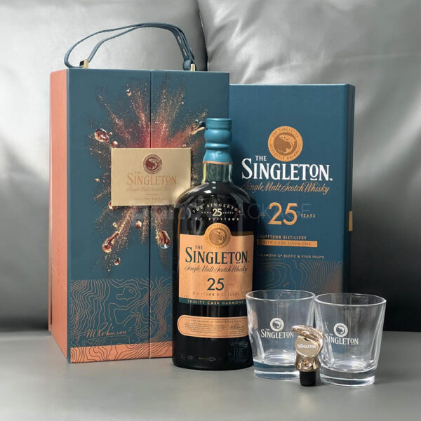 Custom Luxury Carrier Box for Whiskey Bottle and Glass Set