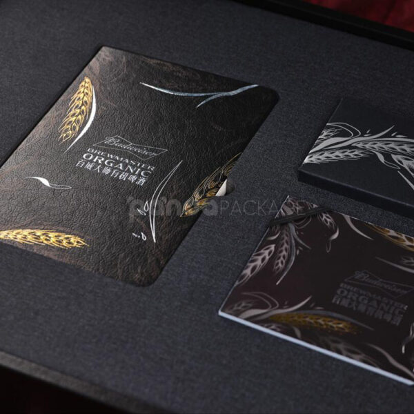 Custom Luxury Carrier Box for Organic Beer Gift Packaging
