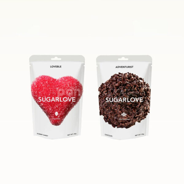 Resealable Candy Pouches for Gummy and Chocolate Treats