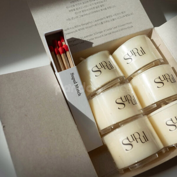 Eco-Friendly Tealight Candle Packaging Box with Minimalist Design