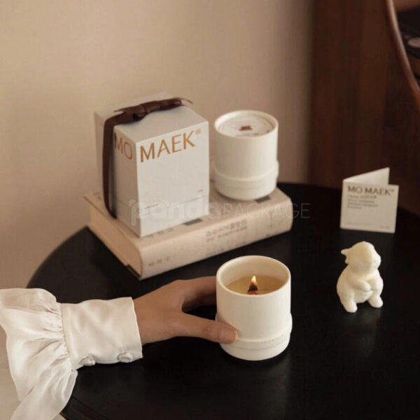 Elegant Rigid Candle Box with Lid for Luxury Packaging