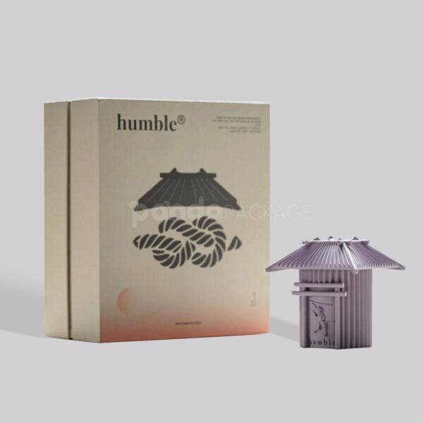 Architectural Candle Box with Japanese Temple-Inspired Gift Design