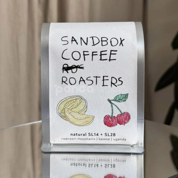 Creative Side Gusset Coffee Bag with Illustrated Fruit Label