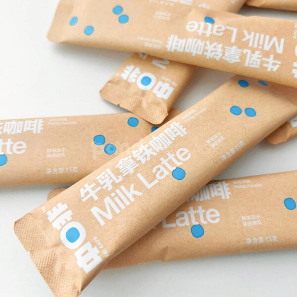 Kraft Stick Pack Coffee Bag for Instant Milk Latte Powder