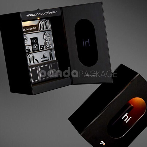 Premium Custom Electronics Packaging Box for Camera with Multi-Panel Design