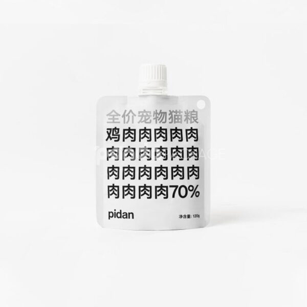 High-Protein Pet Food Packaging with Minimalist Modern Design