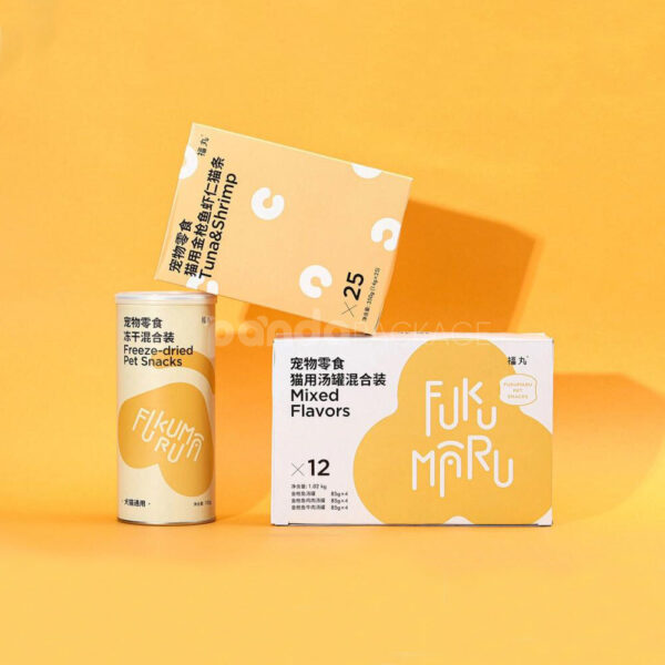 Bright Pet Food Packaging for Freeze Dried Nutritious Snacks
