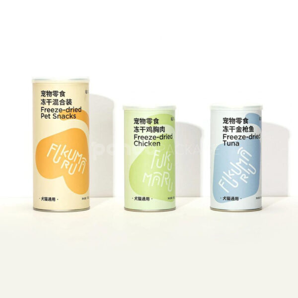 Colorful Pet Food Packaging for Freeze Dried Healthy Snacks