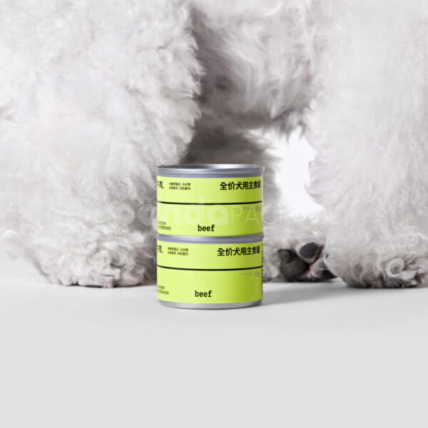 Canned Pet Food Packaging for Fresh Beef Daily Nutrition
