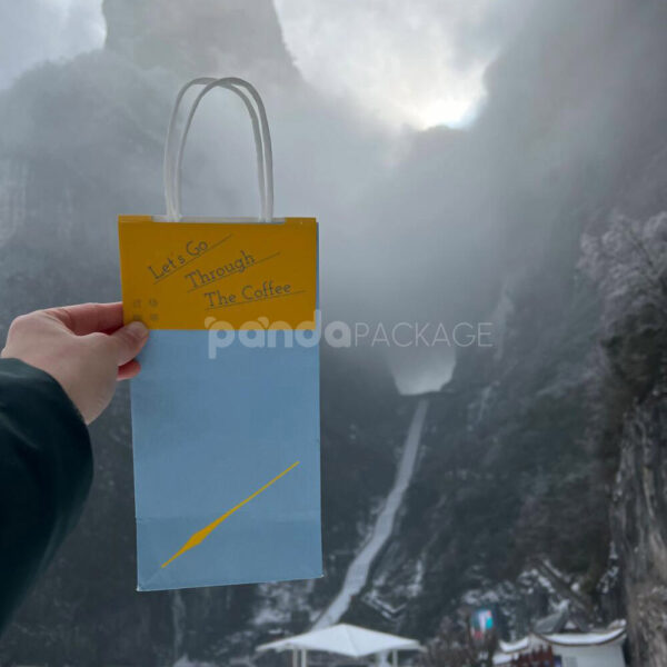 Trendy Restaurant Paper Bags for Stylish Coffee Takeaway