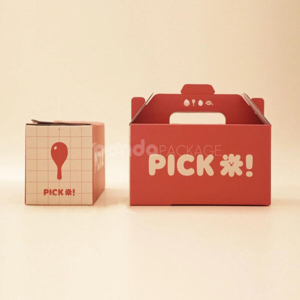 Trendy Restaurant Carrier Boxes for Food Takeout and Delivery