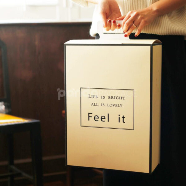 Stylish Restaurant Carrier Boxes with Handle for Easy Transport