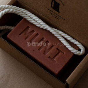 eco-friendly kraft drawer packaging box with cotton drawstring pouch