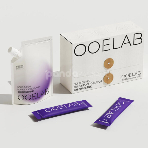 Modern Beverage Packaging for Purple Potato Flavor Solid Drinks