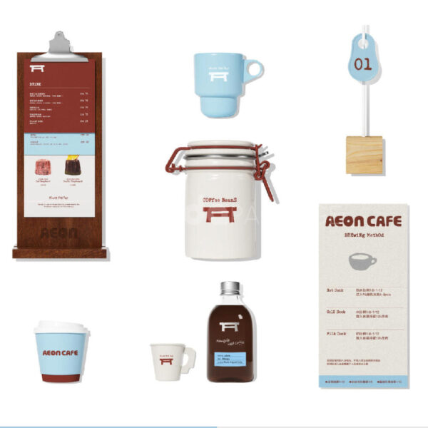 Custom Cafe Menu and Coaster Packaging for Food Branding