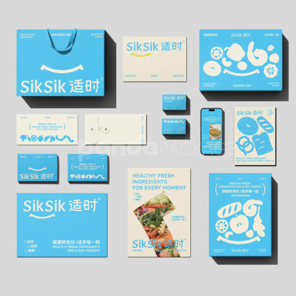 Modern Restaurant Menu and Coaster Packaging for Food Branding