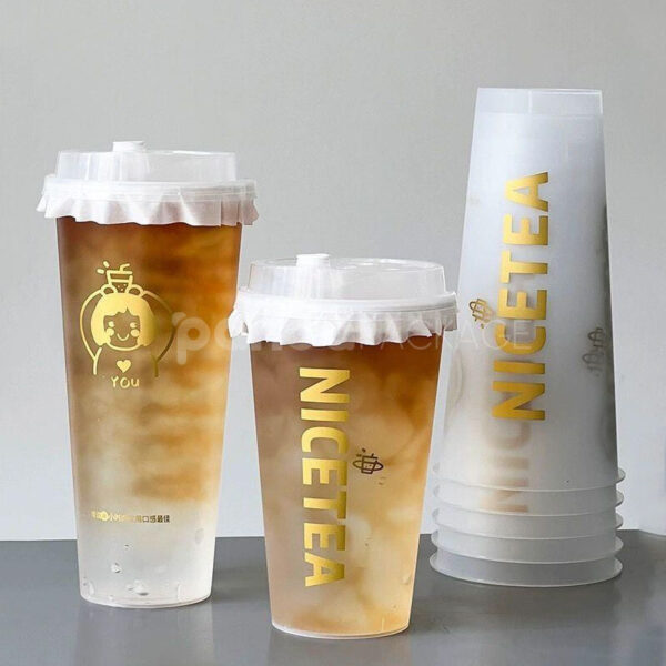 Custom Cold Drink Packaging Cups for Bubble Tea Shops