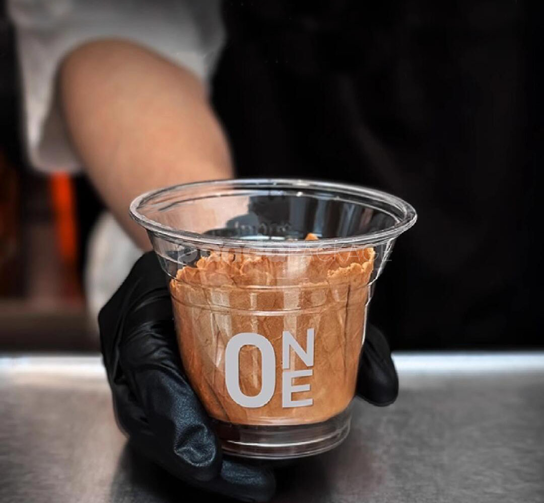 Clear Cold Drink Packaging Cups for Ice Cream and Desserts