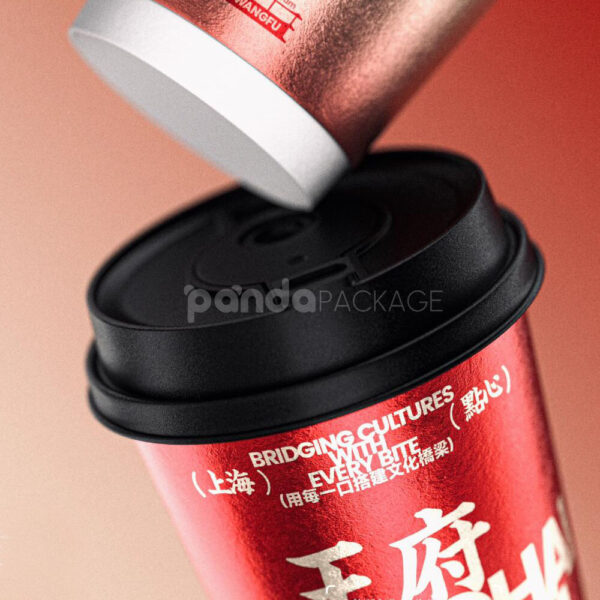 Shanghai Dim Sum Themed Custom Cups and Coffee Sleeves