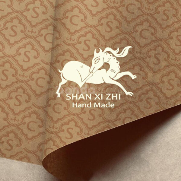 Custom Brown Kraft Food Tissue Paper with Logo Print