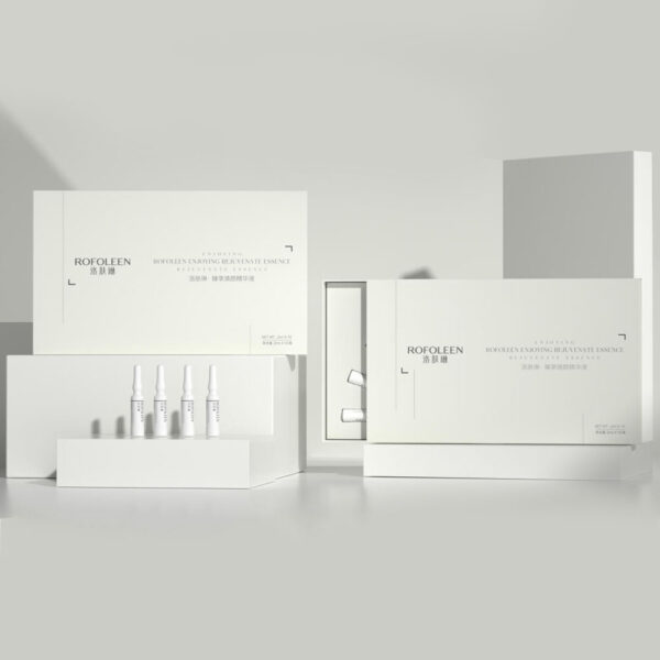 Minimalist White Cosmetic Gift Box Set for Facial Mask