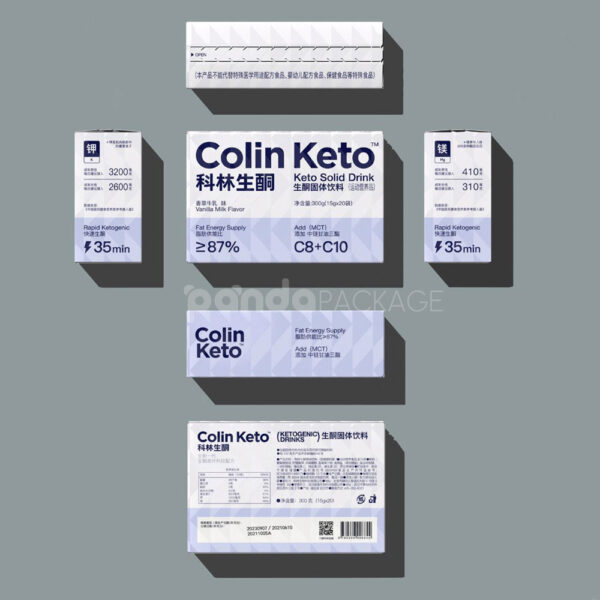 Pharmaceutical Packaging Design for Colin Keto Health Supplements