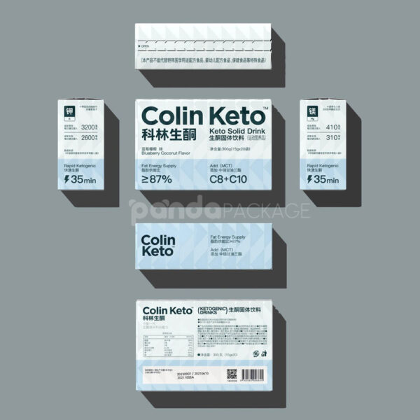 Pharmaceutical Packaging Design for Colin Keto Health Supplements