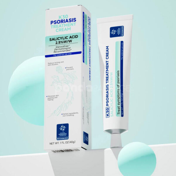 Pharmaceutical Cream Packaging with Clean Medical Tube Design