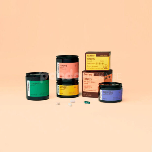 Colorful Pharmaceutical Packaging Design for Daily Nutrition Supplements