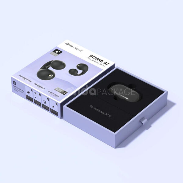 Custom Electronics Packaging Box for Wireless Earbuds Products
