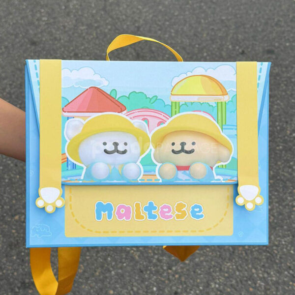 Adorable Toy Packaging Box with Cartoon Puppy Design