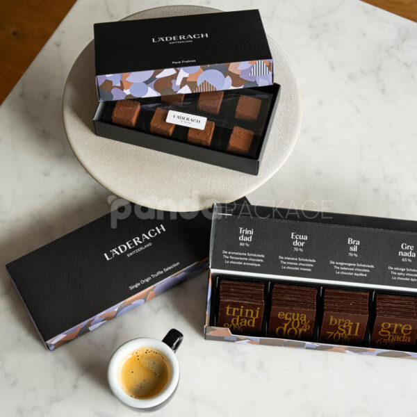 Luxury Rectangular Chocolate Gift Box with Elegant Modern Design