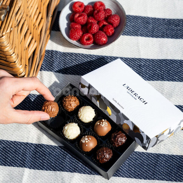 Luxury Rectangular Chocolate Gift Box with Elegant Modern Design