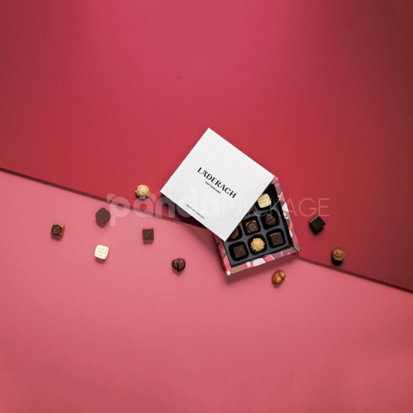 Elegant Assorted Chocolate Gift Box with Stylish Custom Packaging