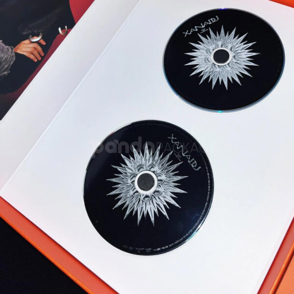 Modern Media Packaging with Minimalist Silver and Orange Design