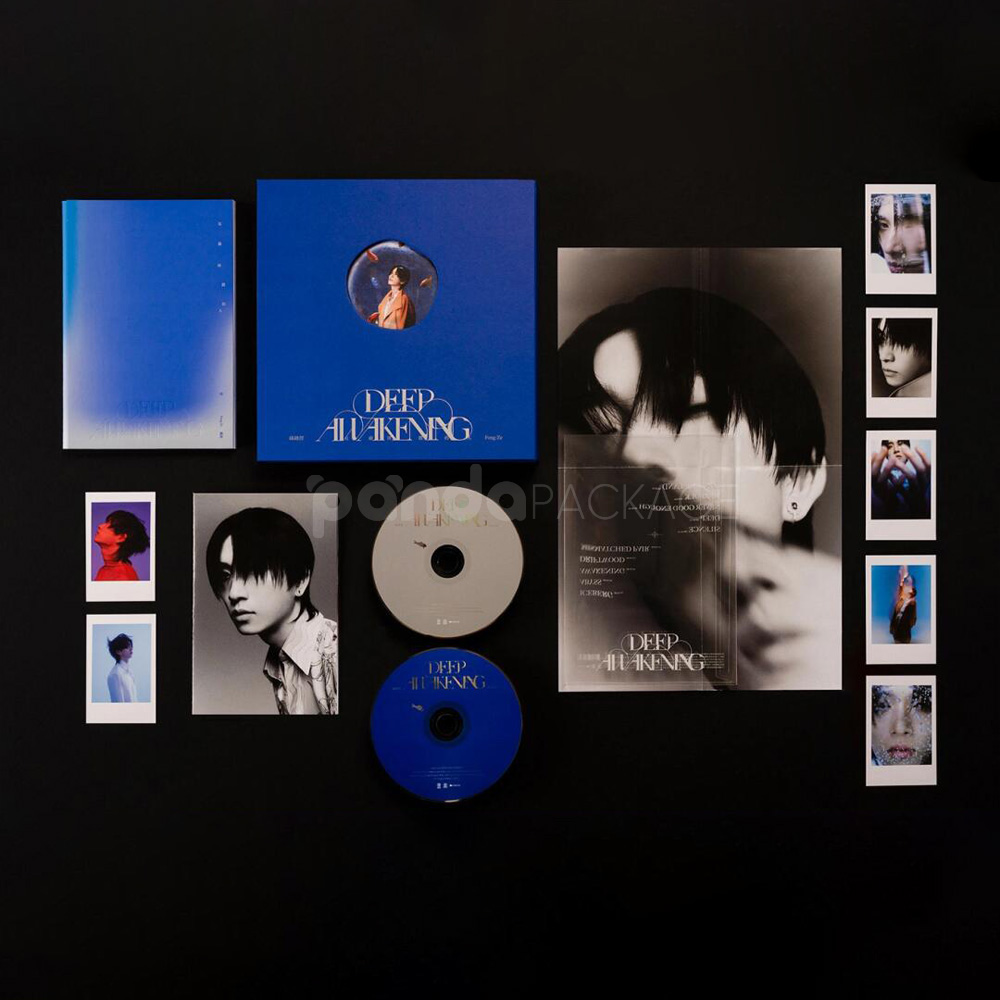 Elegant Blue Media Packaging for Deep Awakening Album Release ...