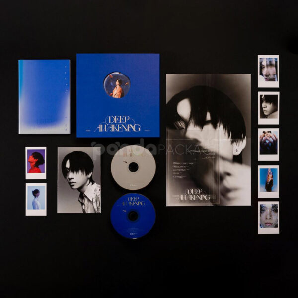 Elegant Blue Media Packaging for Deep Awakening Album Release