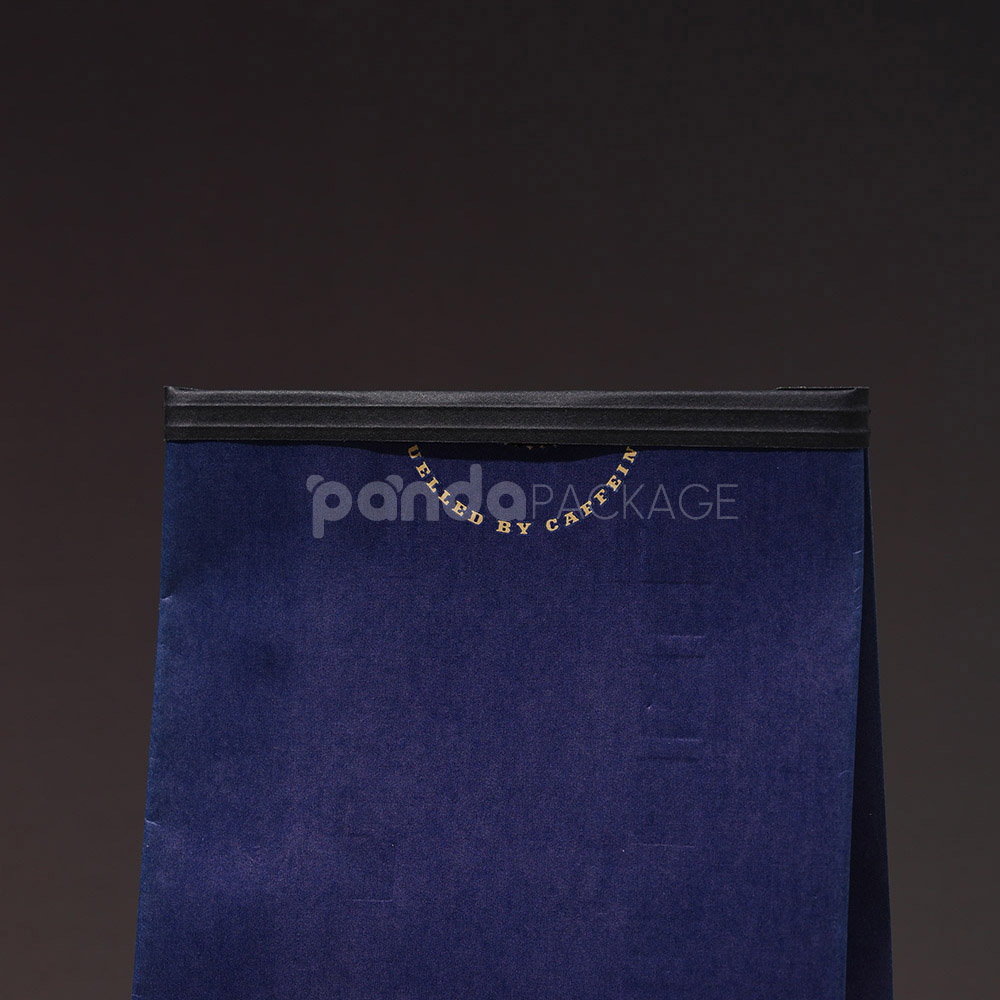 compostable coffee packaging bag with side gusset design