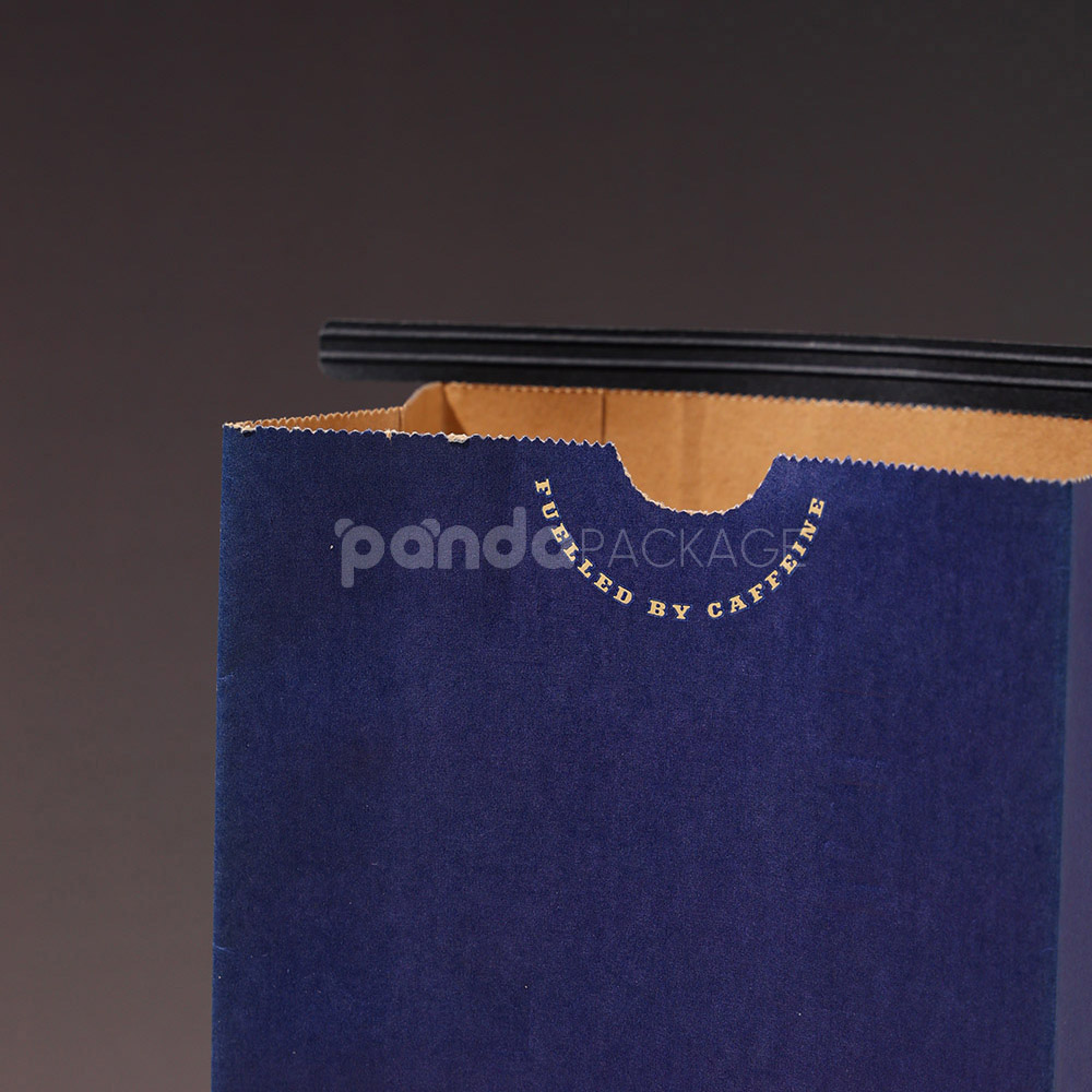 compostable coffee packaging bag with side gusset design