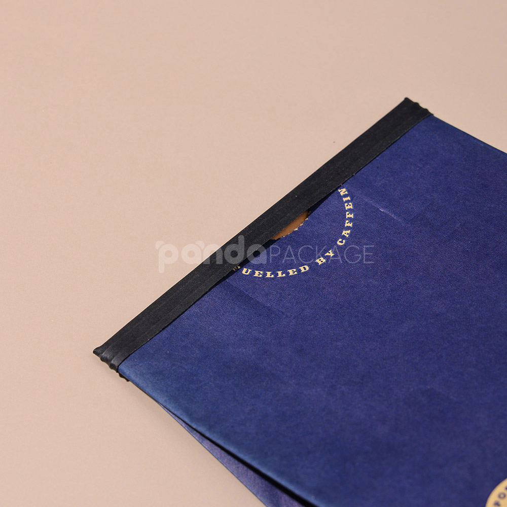 compostable coffee packaging bag with side gusset design