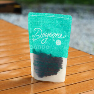 resealable zipper coffee bean packaging bag with clear window